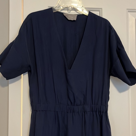 Everlane Navy Short Sleeve Dress - Picture 2 of 3